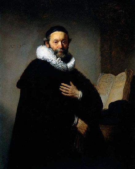 REMBRANDT Harmenszoon van Rijn Portrait of Johannes Wtenbogaert, Germany oil painting art